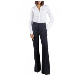NEW MANTU flare trousers in black